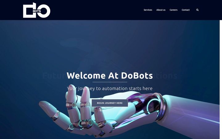 Screenshot of dobots.nl