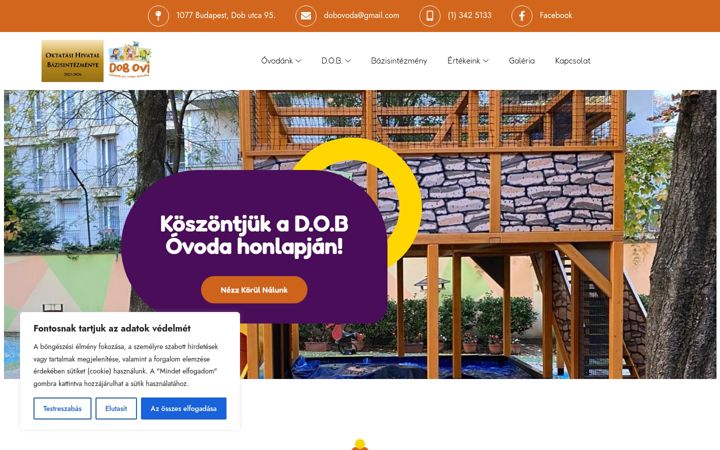 Screenshot of dobovoda.hu