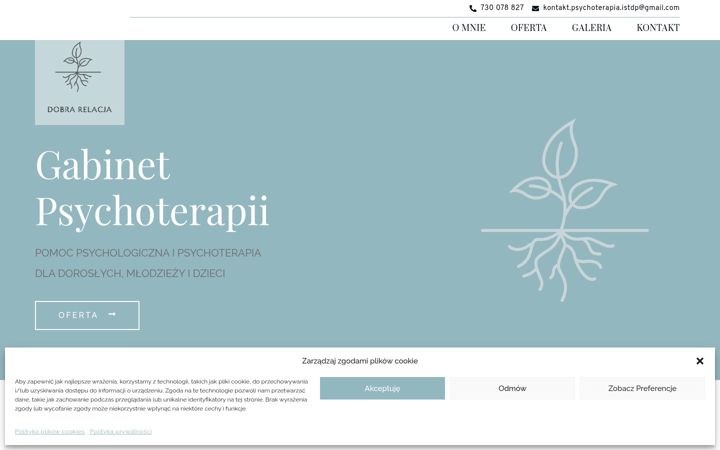 Captură de ecran a dobra-relacja.com.pl