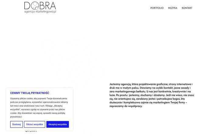 Captură de ecran a dobraagencjamarketingowa.pl