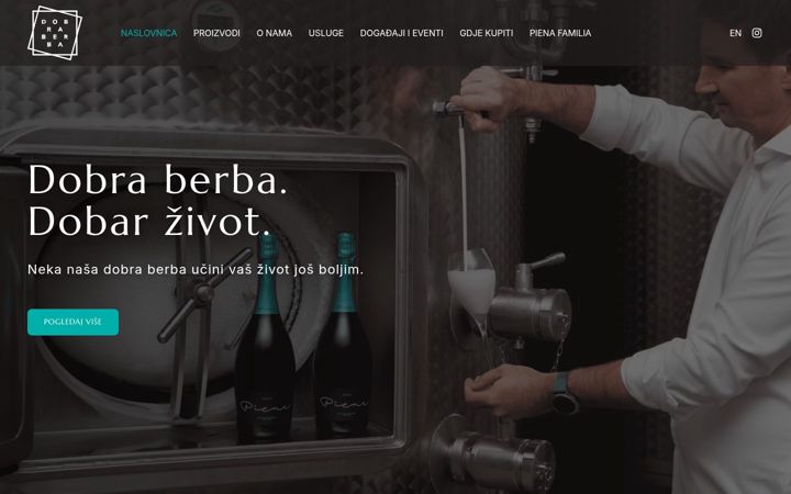 Screenshot of dobraberba.hr