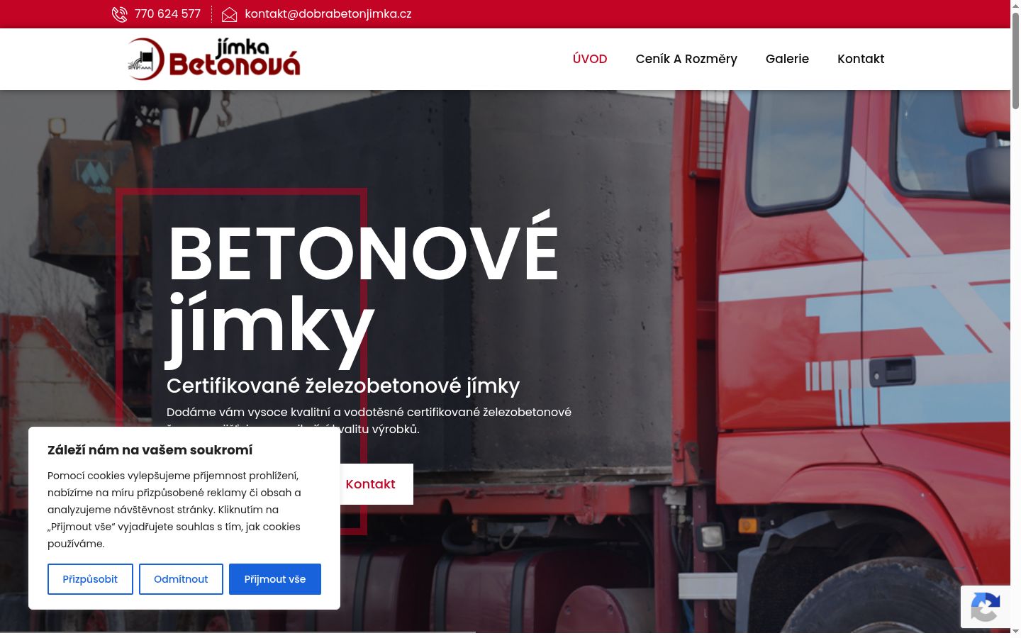Snímek obrazovky baneru souhlasu zobrazeného před jakoukoli interakcí