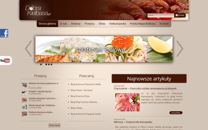 Screenshot ta' dobrakielbasa.pl