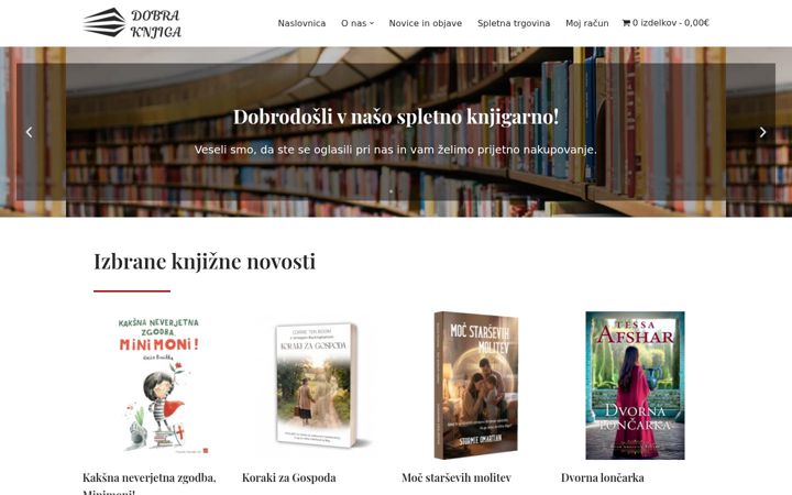 Zrzut ekranu dobraknjiga.eu