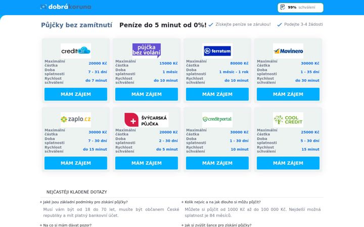 Screenshot of dobrakoruna.cz