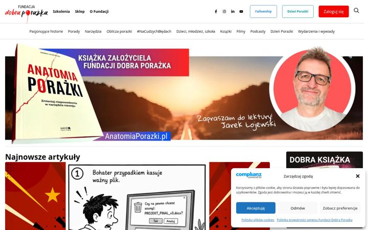 Screenshot ta' dobraporazka.pl