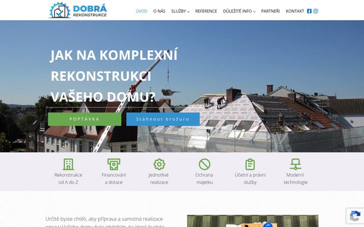 Screenshot of dobrarekonstrukce.cz