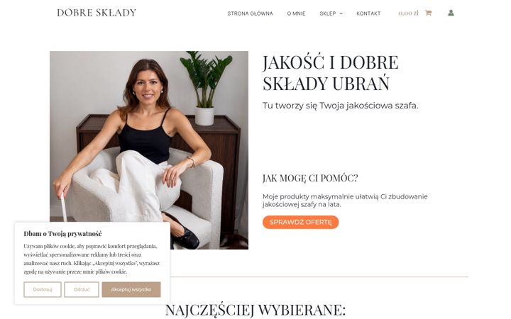 Screenshot ta' dobre-sklady.pl