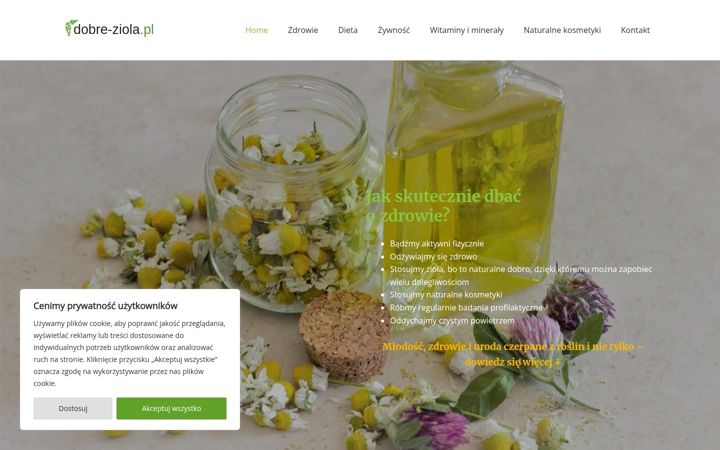 Screenshot ta' dobre-ziola.pl