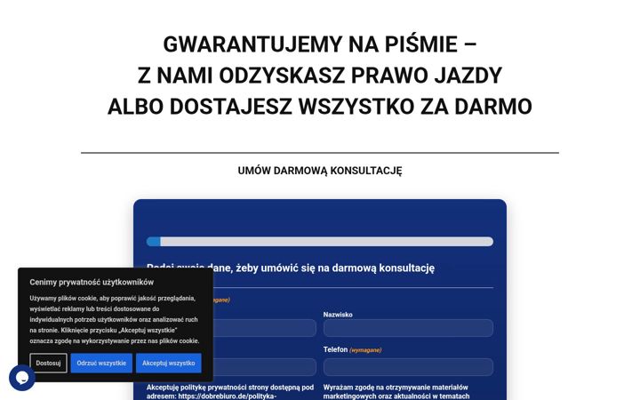 Snímek obrazovky dobrebiuro.de