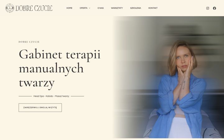 Posnetek zaslona dobreczucie.pl