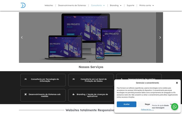 Screenshot of dobredesign.com.br