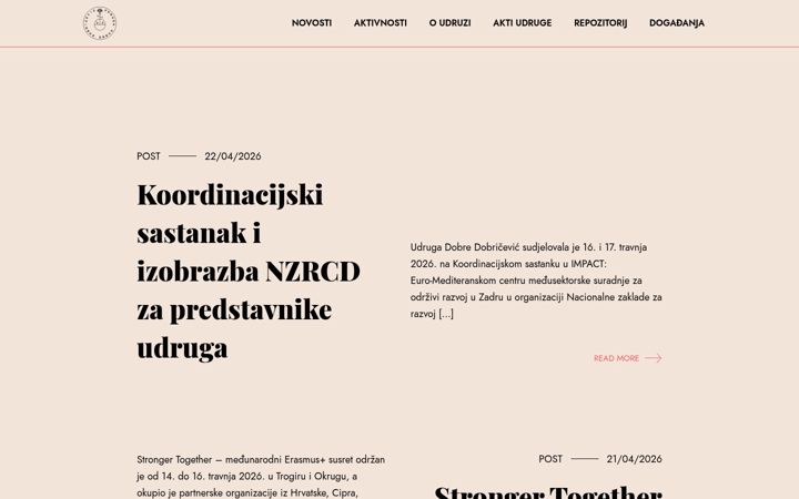 Screenshot of dobredobricevic.hr