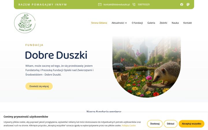 Screenshot ta' dobreduszki.pl