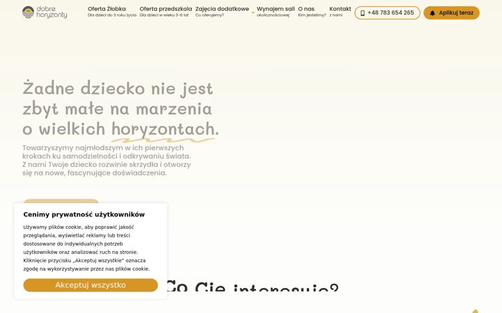 Screenshot ta' dobrehoryzonty.pl