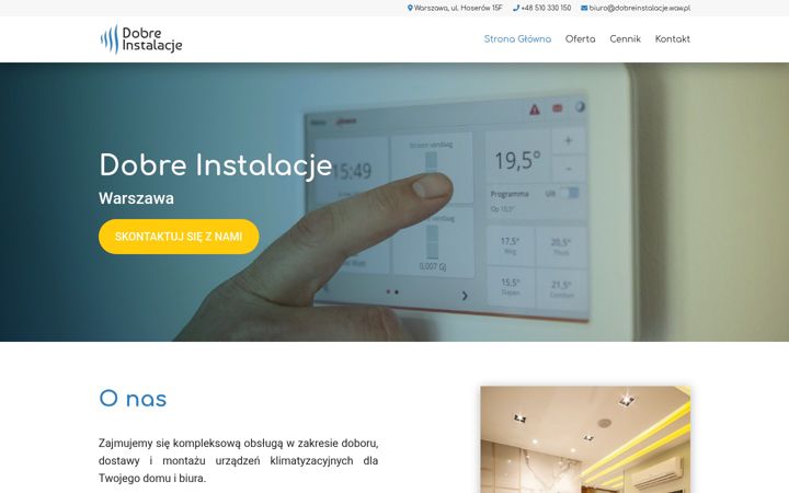 Screenshot ta' dobreinstalacje.waw.pl