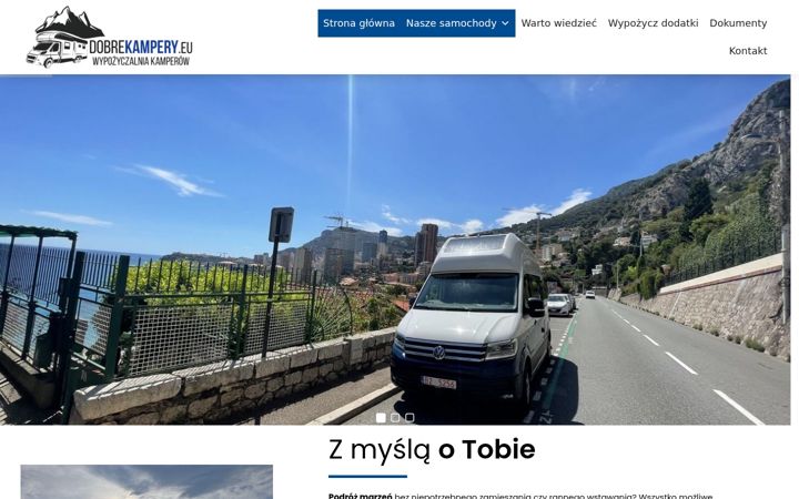 Zrzut ekranu dobrekampery.eu