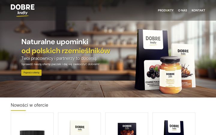 Screenshot of dobrekrafty.pl