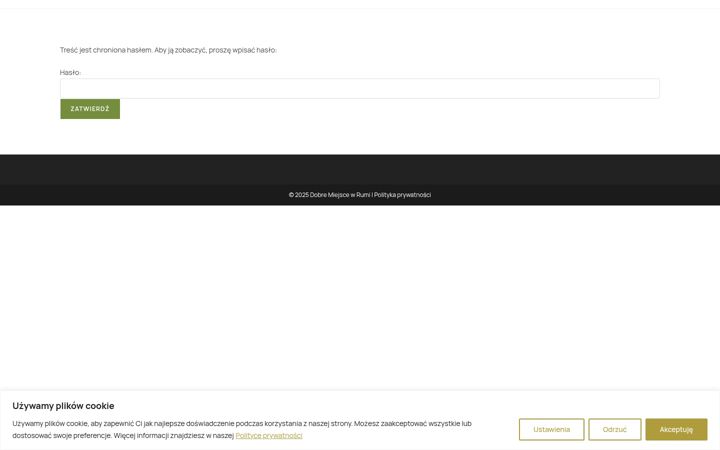 Screenshot of dobremiejscewrumi.pl