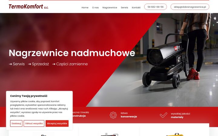 Screenshot of dobrenagrzewnice.pl