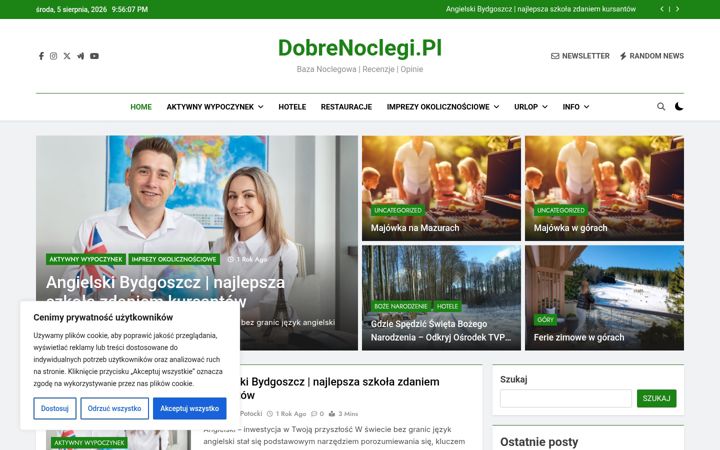 Screenshot ta' dobrenoclegi.pl