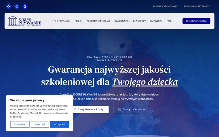 Screenshot ta' dobreplywanie.pl