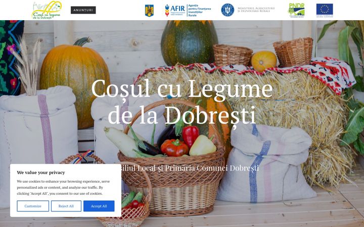 Screenshot of dobresti.ro