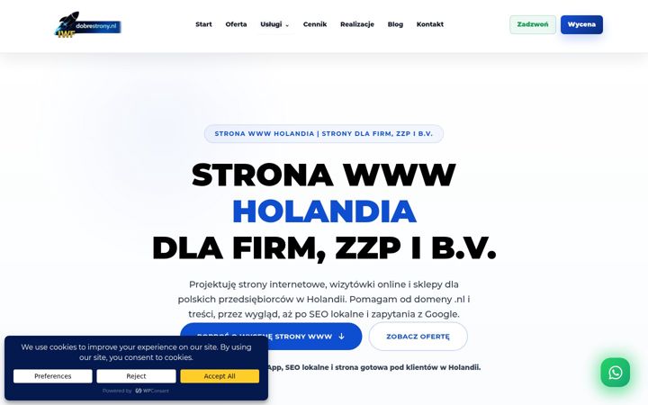Posnetek zaslona dobrestrony.nl