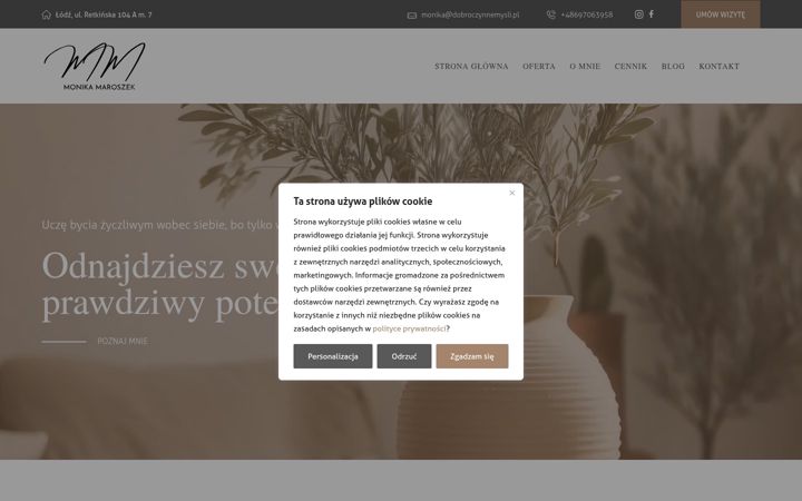 Screenshot of dobroczynnemysli.pl