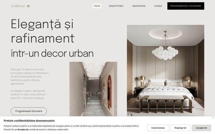 Screenshot of dobrogei10.ro
