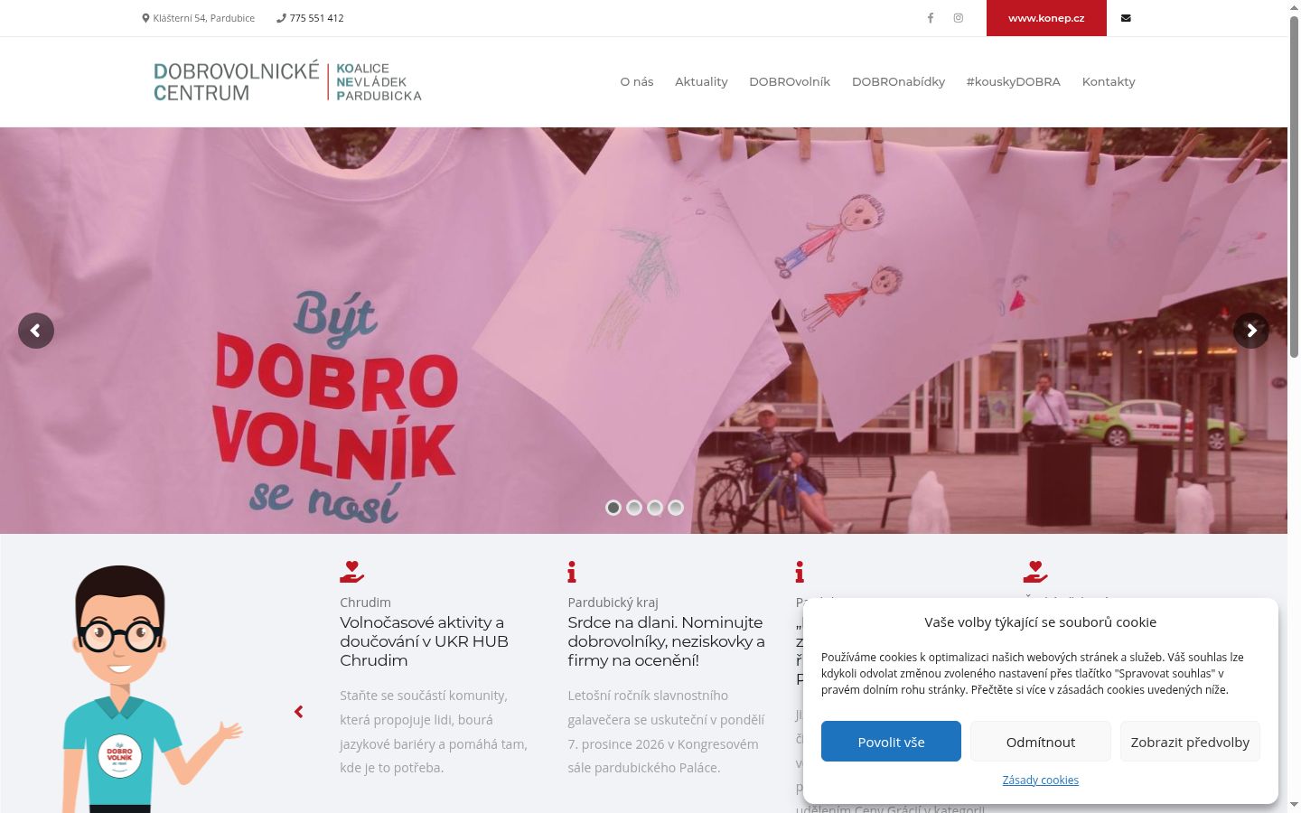 Snímek obrazovky baneru souhlasu zobrazeného před jakoukoli interakcí