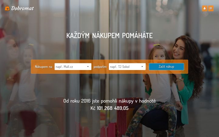 Screenshot of dobromat.cz