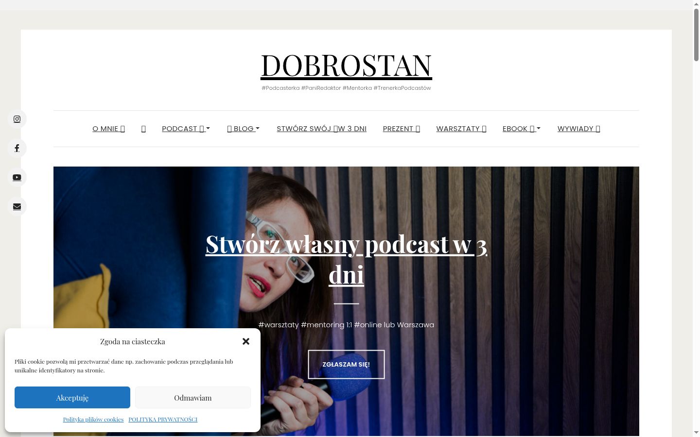 Sutikimo reklamjuostės, rodytos prieš bet kokią sąveiką, ekrano kopija