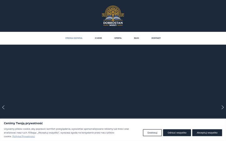 Screenshot of dobrostanwiedzy.pl