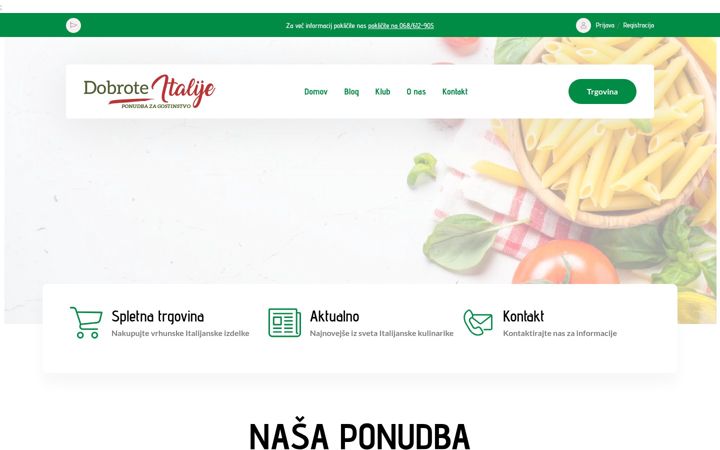Screenshot von dobrote-italije.si