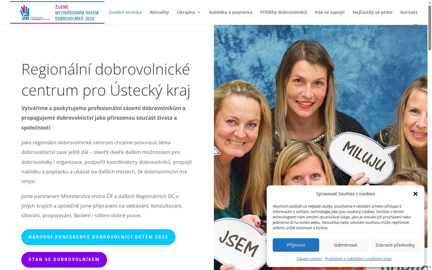 Képernyőkép a bármilyen interakció előtt megjelenő hozzájárulási bannerről