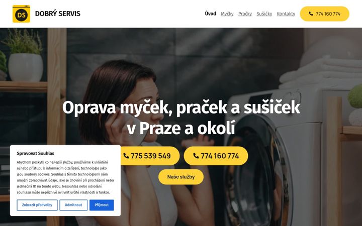 Screenshot of dobry-servis.cz