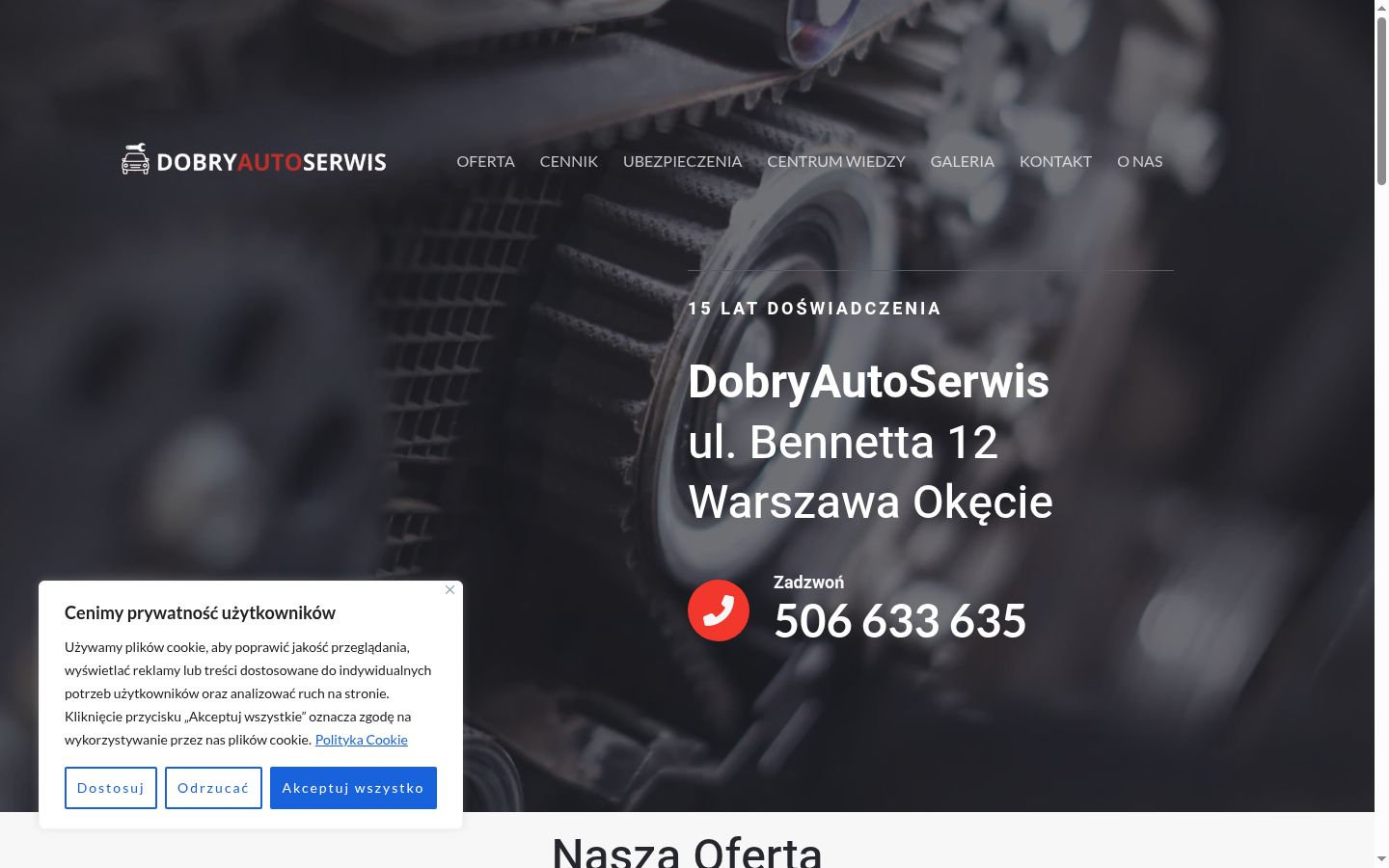 Sutikimo reklamjuostės, rodytos prieš bet kokią sąveiką, ekrano kopija