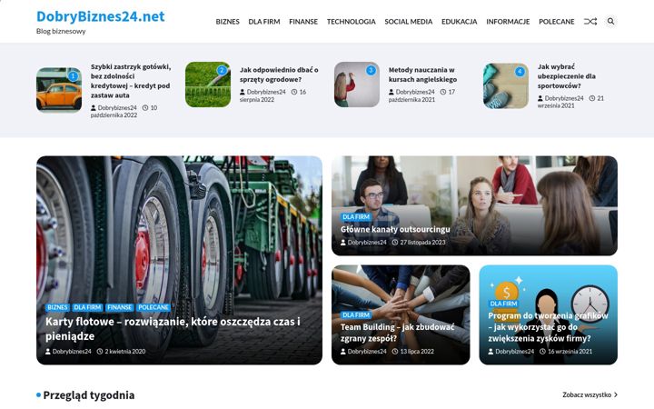 Screenshot di dobrybiznes24.net