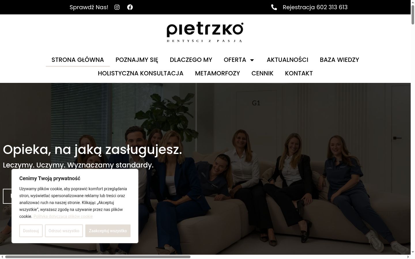 Screenshot tal-banner tal-kunsens muri qabel kwalunkwe interazzjoni