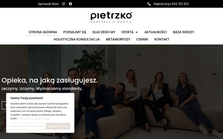 Screenshot ta' dobrydentystabielsko.pl