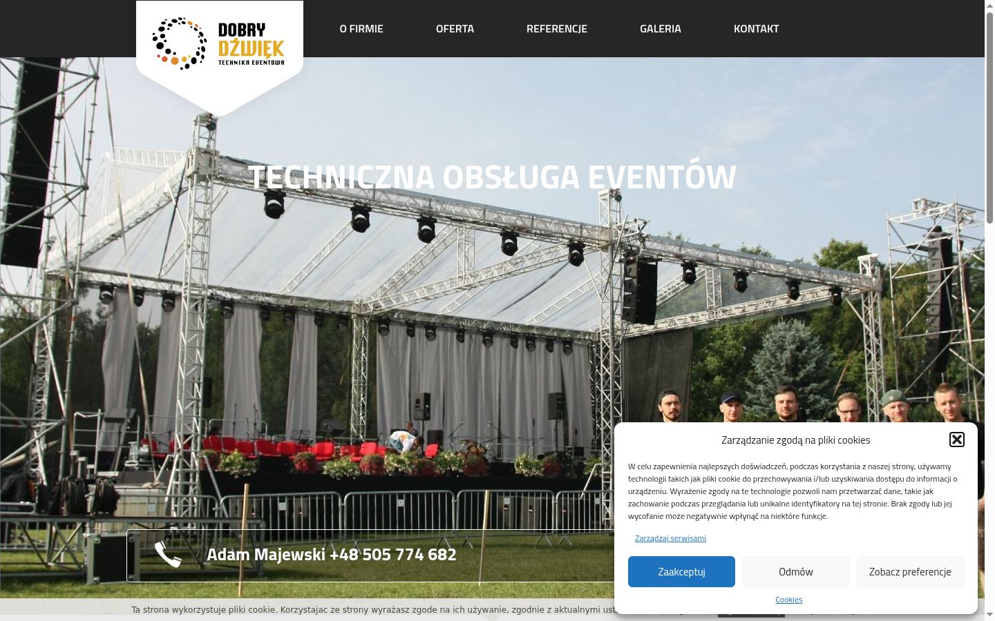 Screenshot tal-banner tal-kunsens muri qabel kwalunkwe interazzjoni