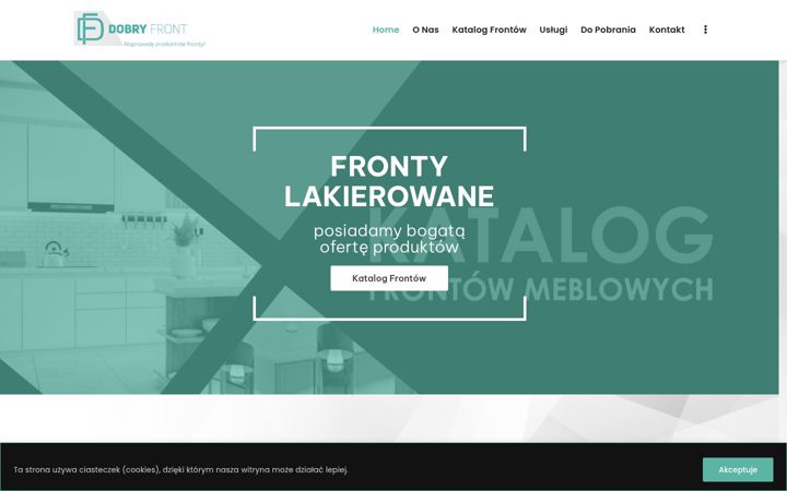 Screenshot of dobryfront.pl