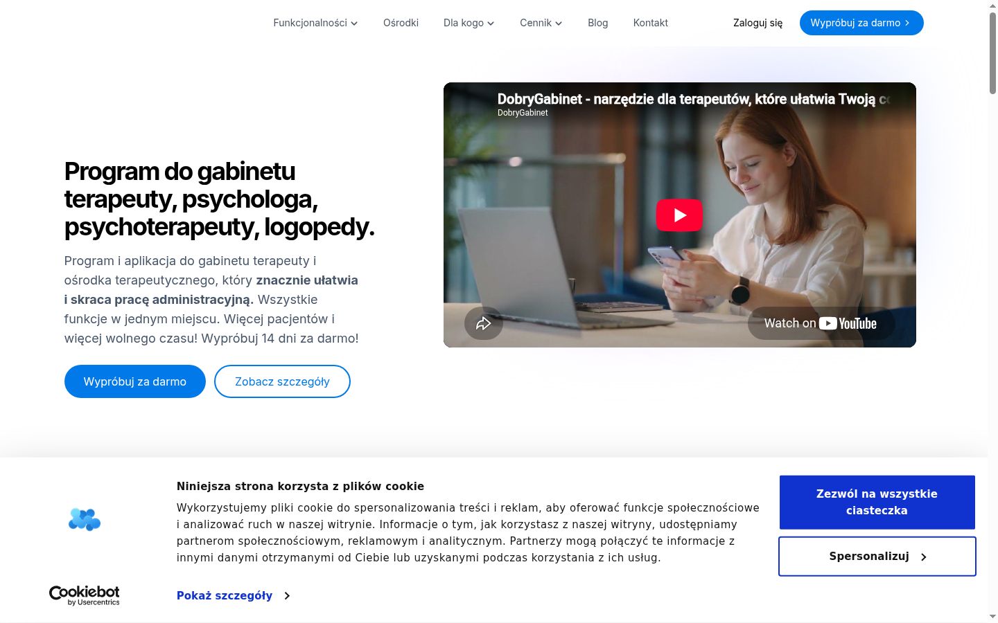 Sutikimo reklamjuostės, rodytos prieš bet kokią sąveiką, ekrano kopija