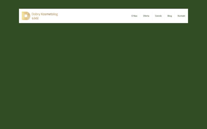 Screenshot of dobrykosmetolog.pl