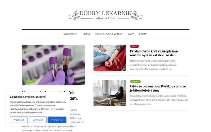 Screenshot of dobrylekarnik.cz