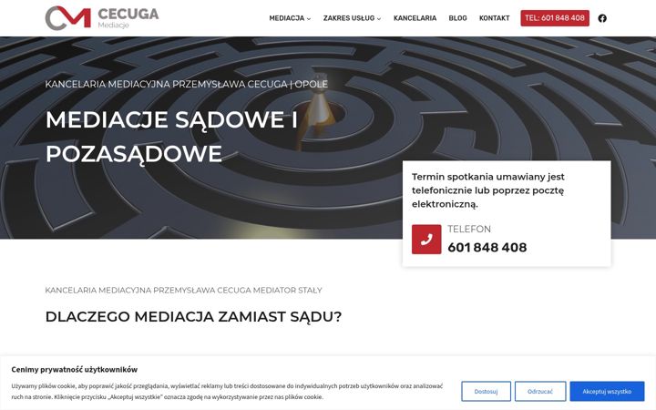 Screenshot ta' dobrymediator.pl