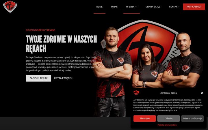 Screenshot ta' dobryntrening.pl