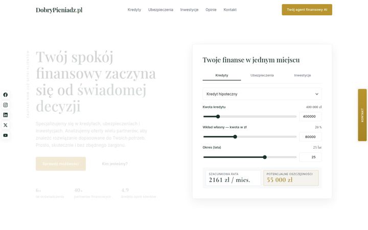 Screenshot ta' dobrypieniadz.pl