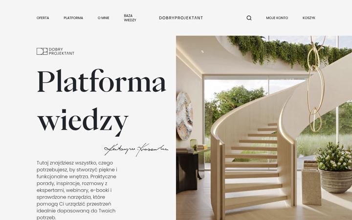 Screenshot ta' dobryprojektant.pl
